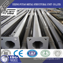 Steel i vetëm i galvanizuar i çelikut të galvanizuar të dritës së jashtme të dritës me specifikim me specifikim